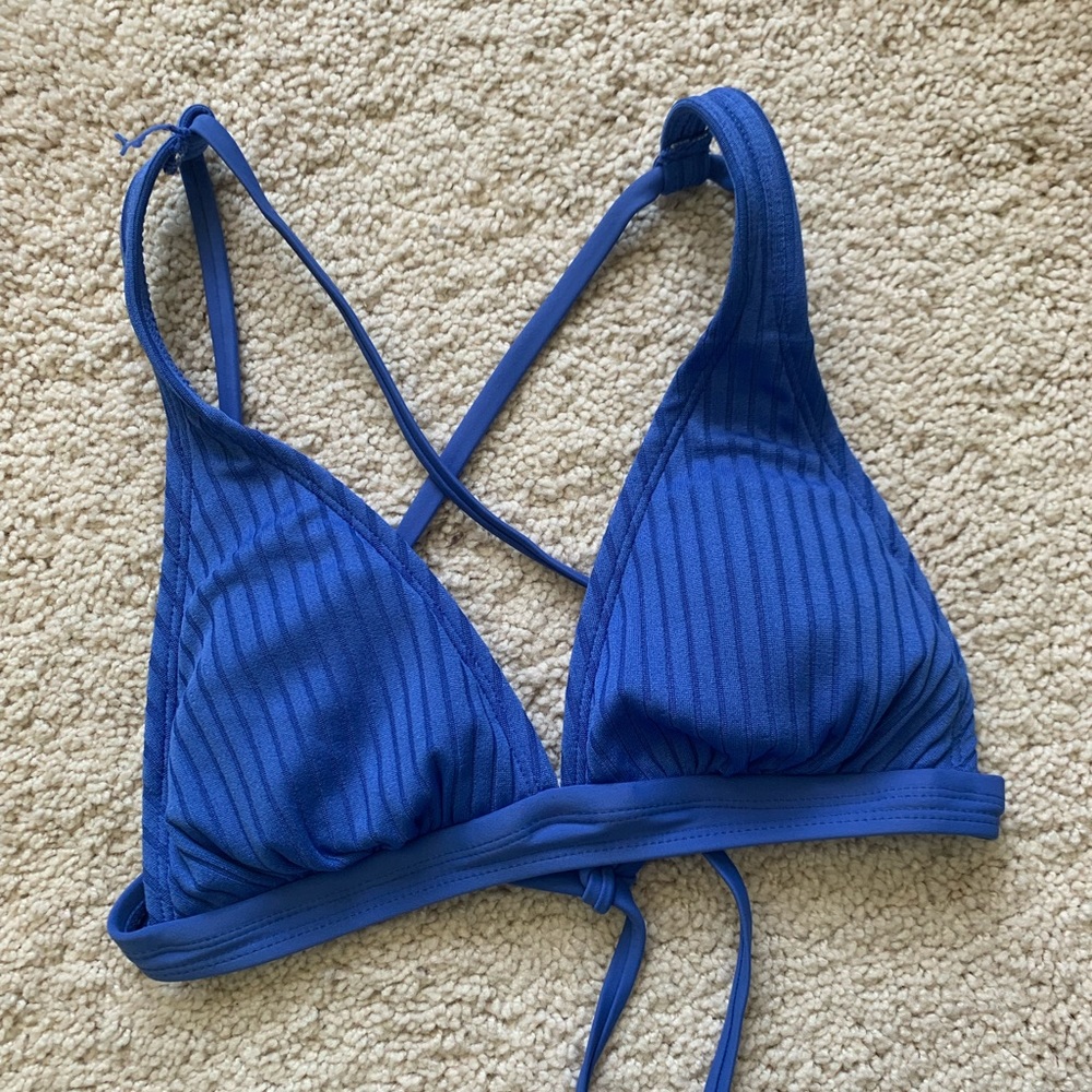 Purple Target Bikini Top